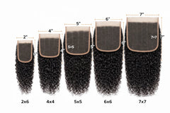 HD Curly Lace Closures
