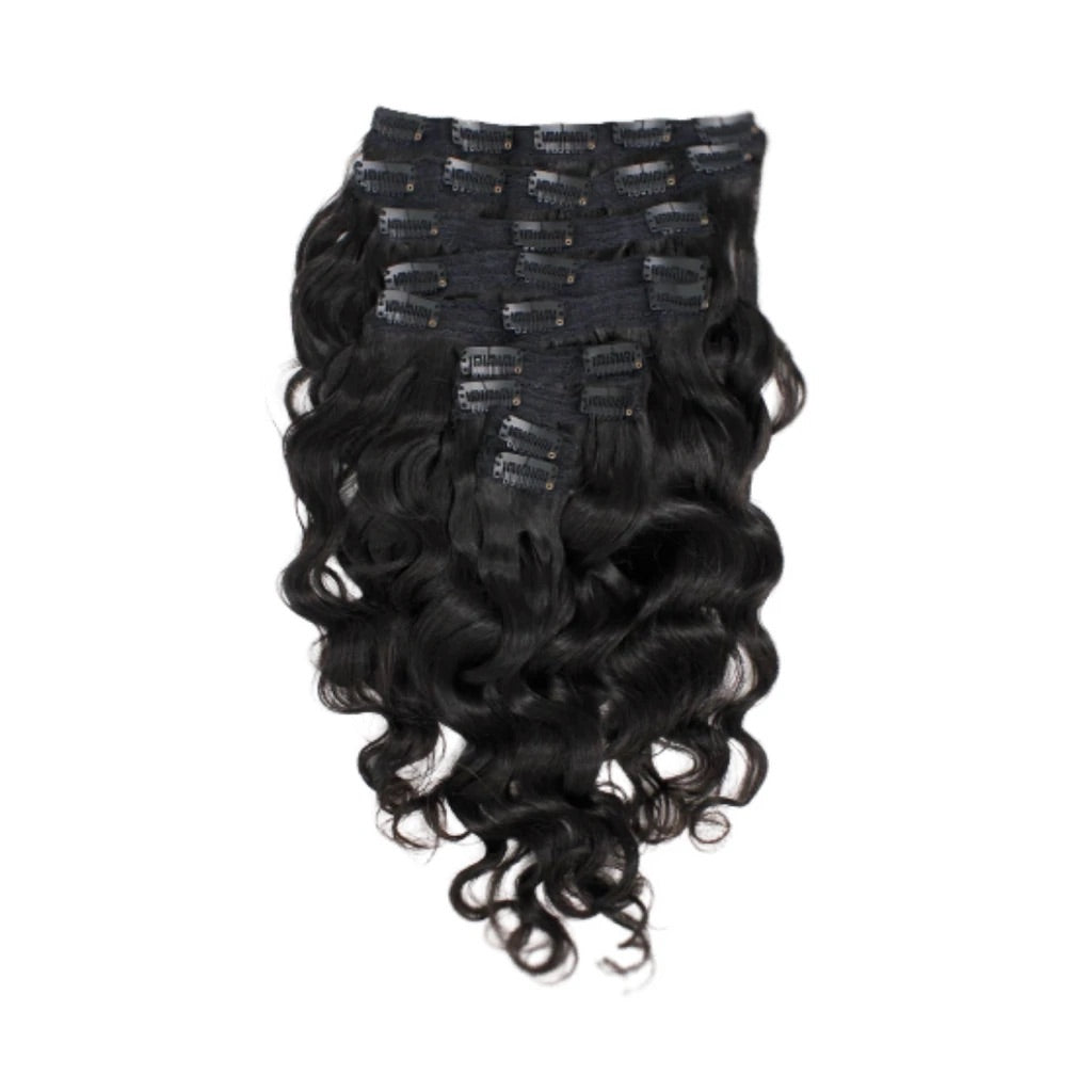 Raw Indian Natural Wave Clip-Ins